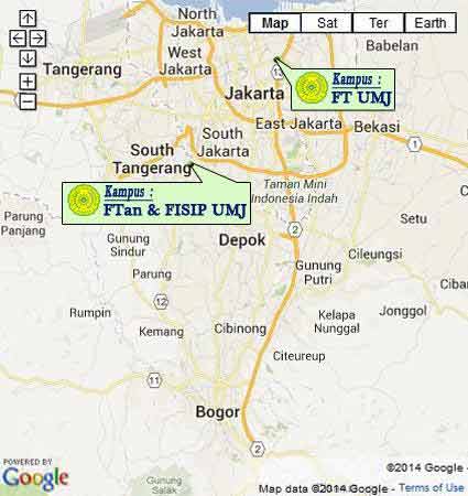 Location Lecture Universitas Muhammadiyah Jakar Nomor